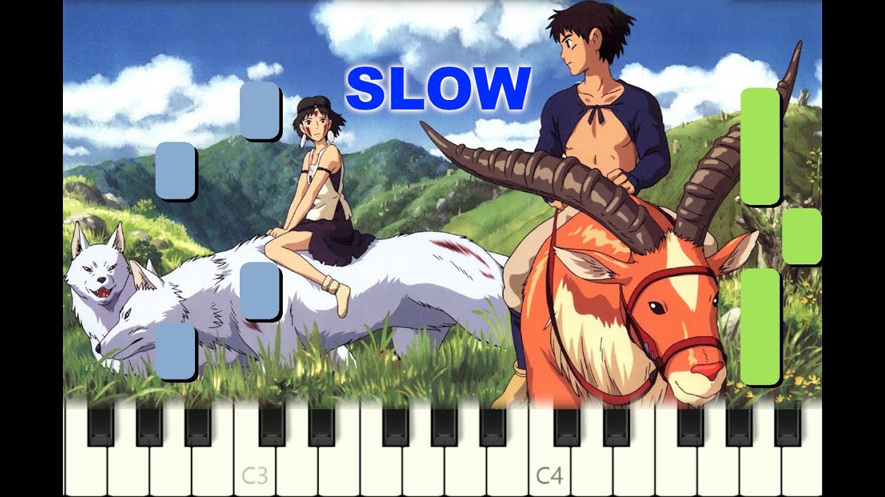 SLOW piano tutorial 