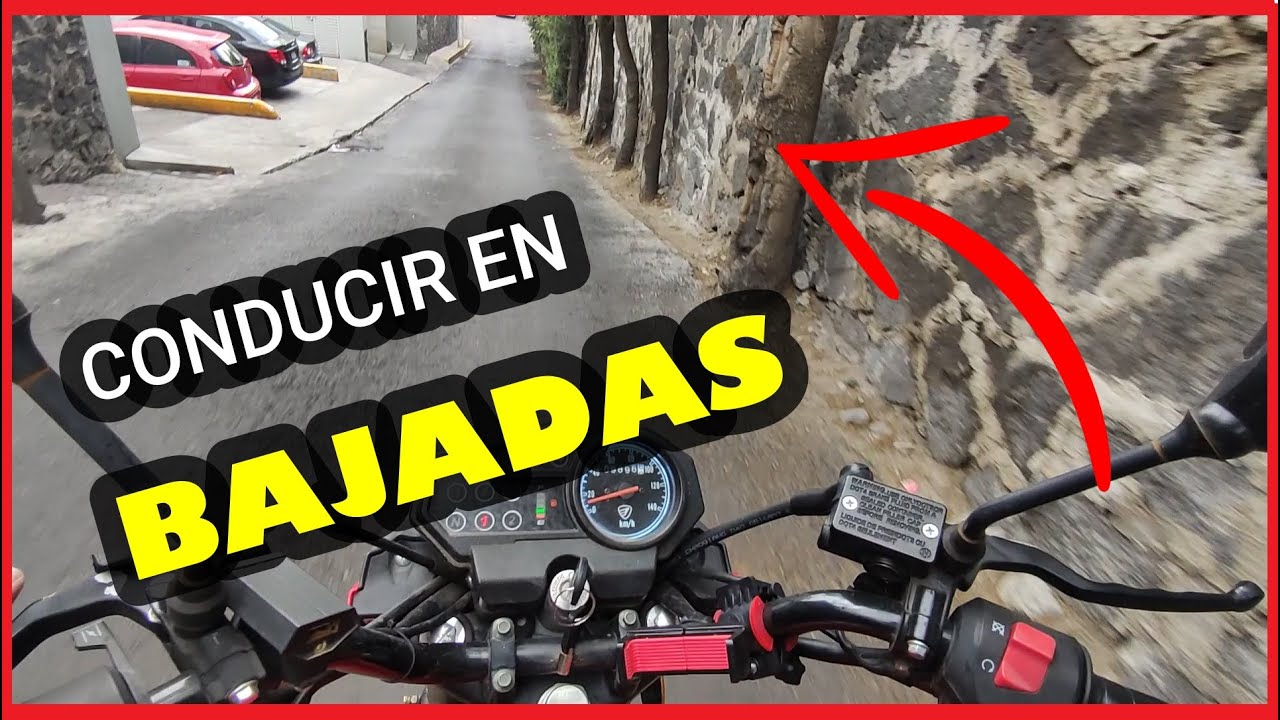 ✅¡¿Cómo conducir MOTO estándar en BAJADA?! 🏍️ ¡Manejando moto por primera vez!  (TUTORIAL)