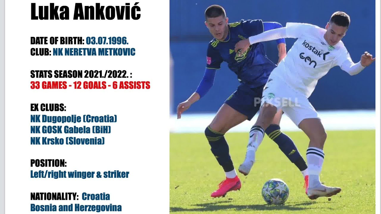 Luka Ankovic GOALS & ASSISTS 2021/2022