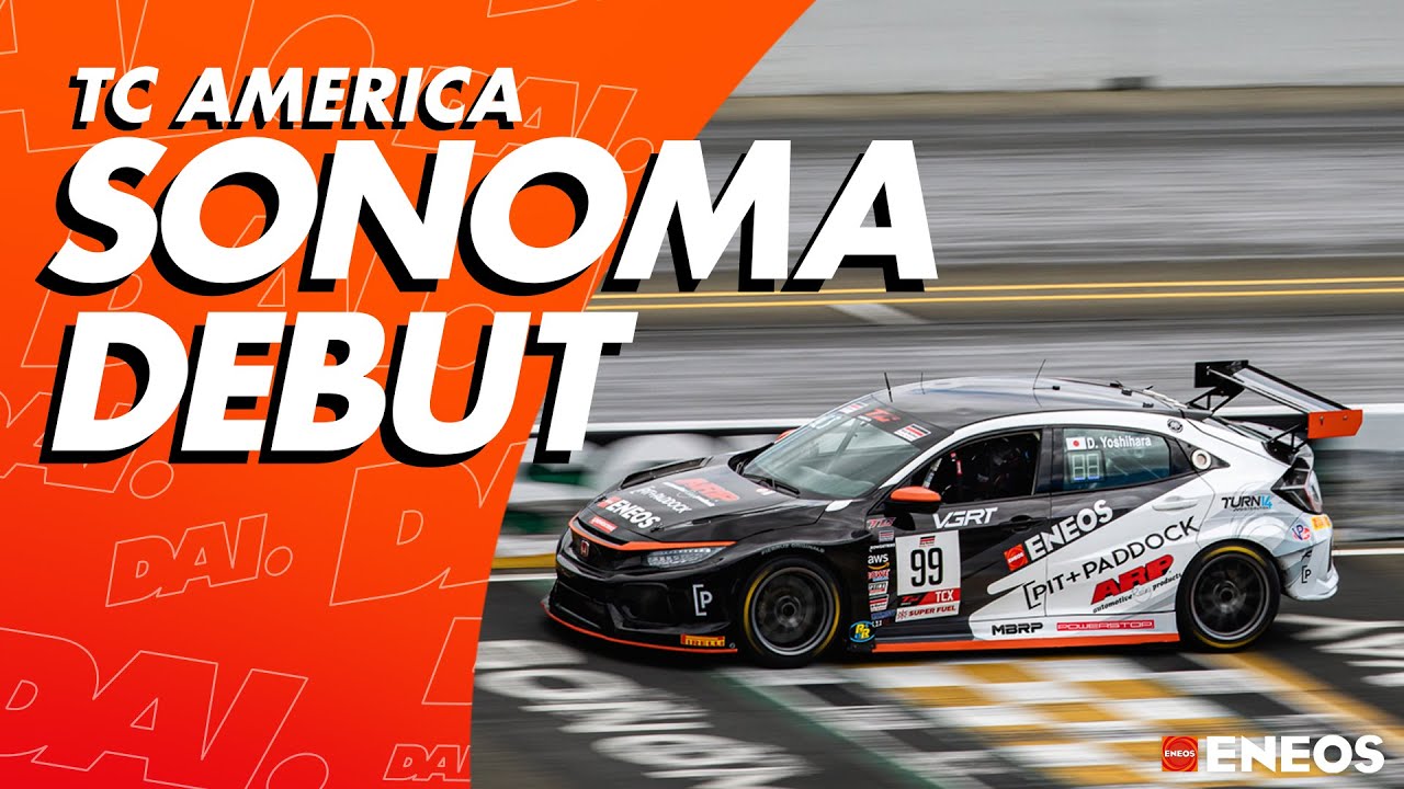 P1 in the Pit+Paddock Civic Type R TCX during my TC America debut!
