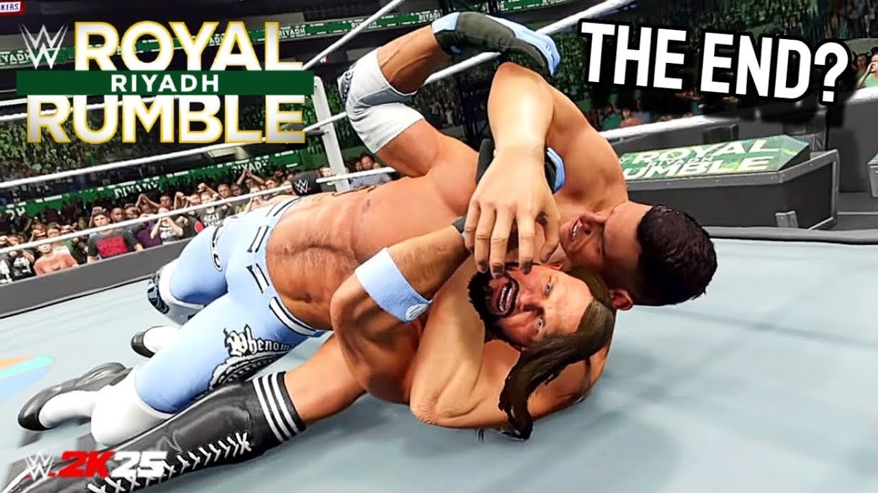 WWE 2K24_ Aj Styles Vs Gunther In Falls Count Anywhere Match Gameplay On PS4.