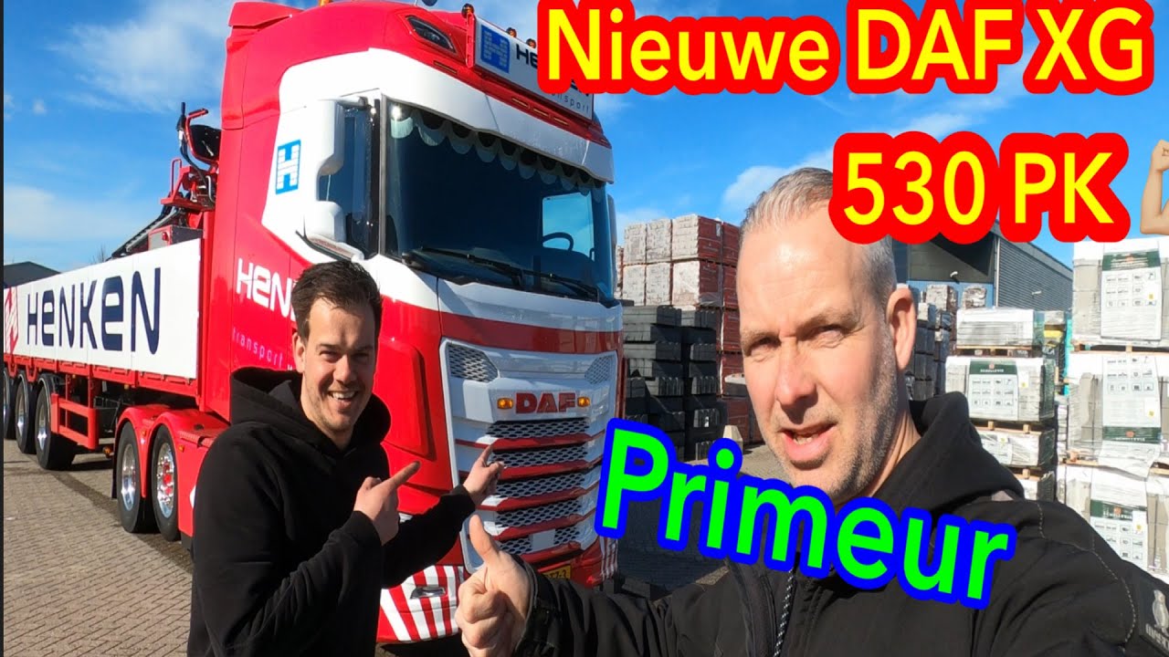 Nieuwe Daf | hagel nieuwe kraan | Vlog #7