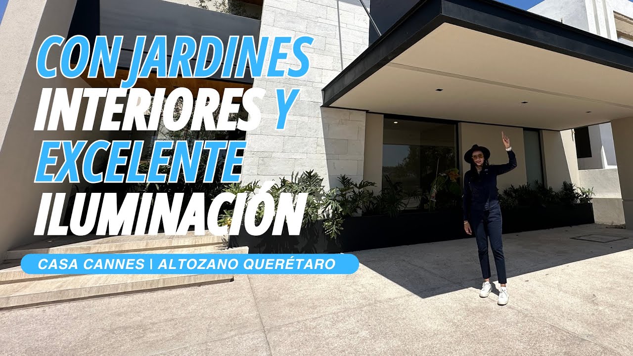 ¡Con JARDINES interiores y EXCELENTE iluminación! | $10,950,00  | Casa Cannes en ALTOZANO QUERÉTARO