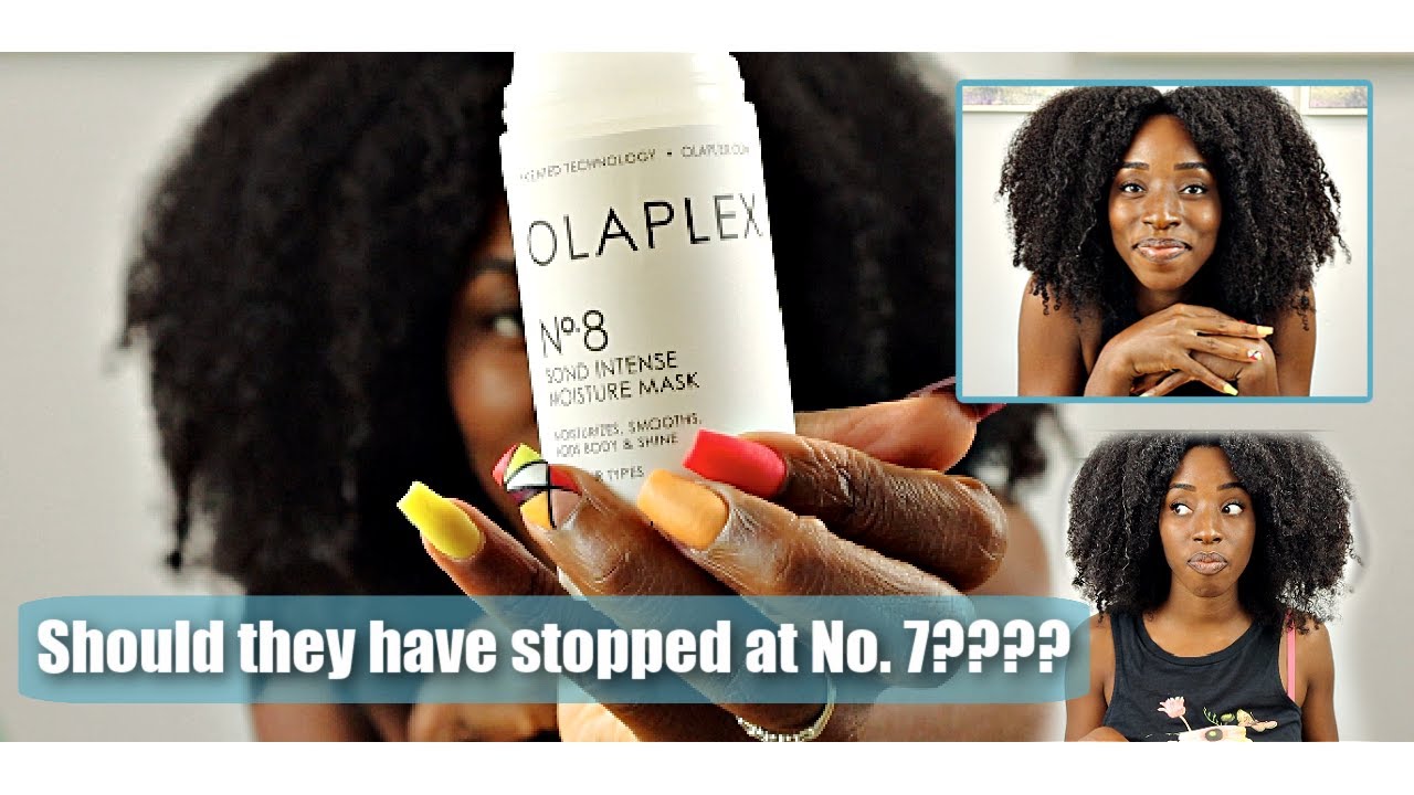 ***NEW*** #OLAPLEX NO.8 on NATURAL HAIR | HEAT DAMAGE REPAIR | Are SILICONES DESTROYING your HAIR???