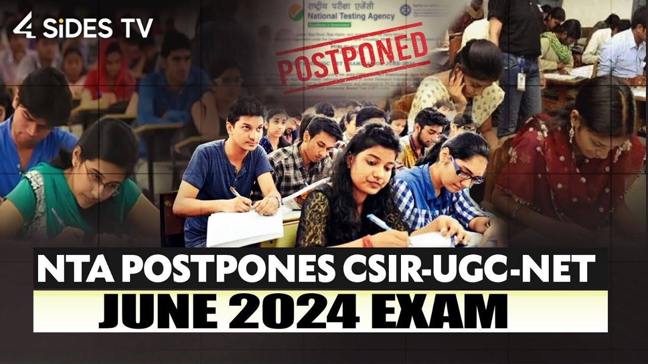NTA Postpones CSIR UGC NET June 2024 Exam. #breakingnews #ntaugcnet #netexam2024