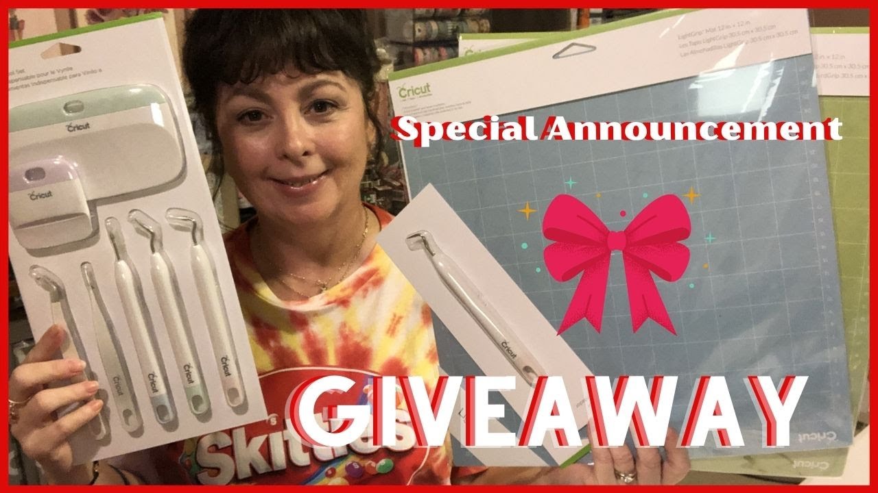 Special Announcement | Giveaway Of Cricut Supplies!  (Closed)
