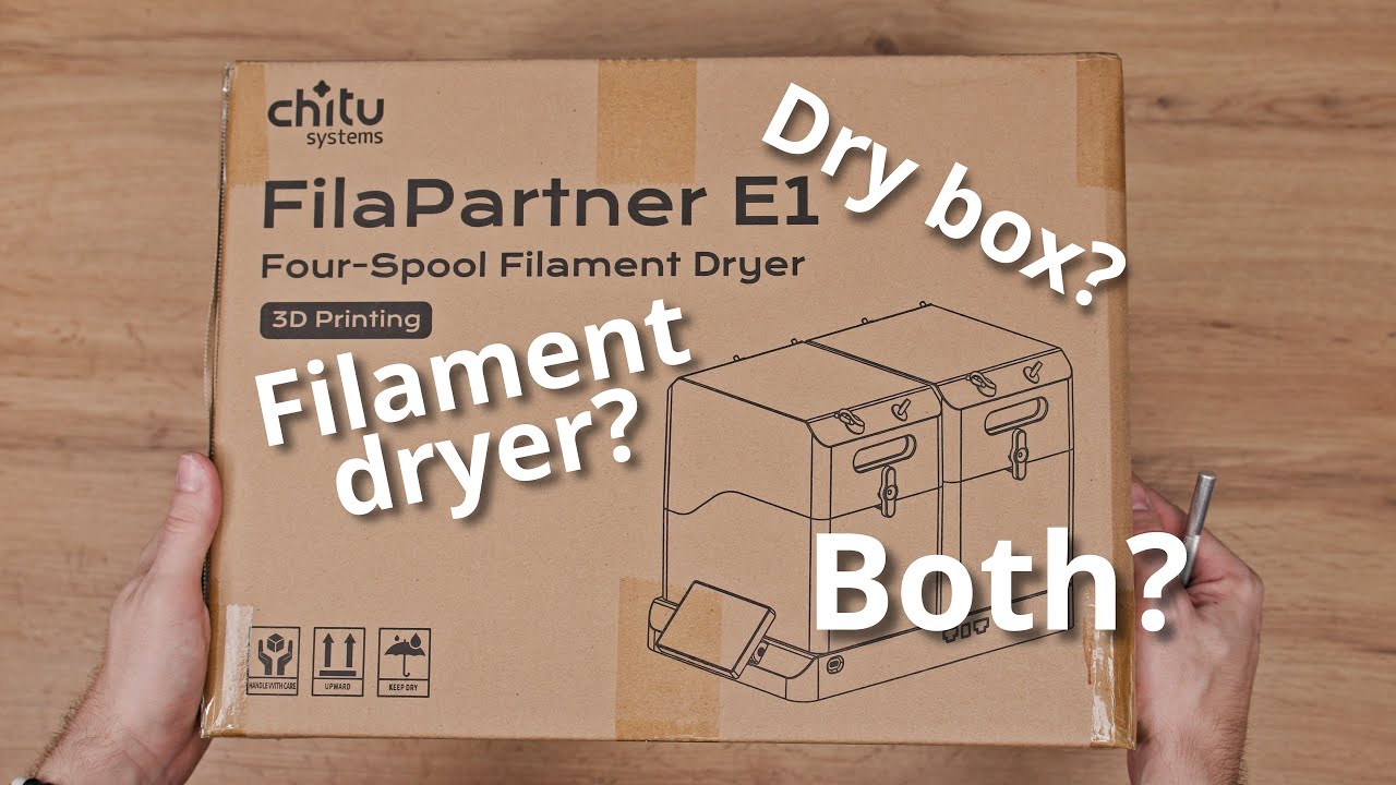 Filament dryer with dry boxes - Chitu Systems FilaPartner E1 (Review)