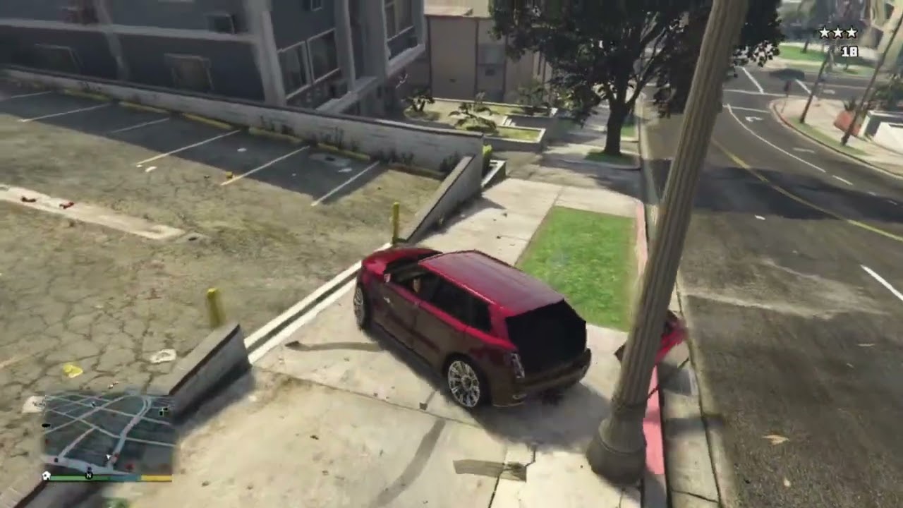 GTA 5 : High speed police chase across town #gta