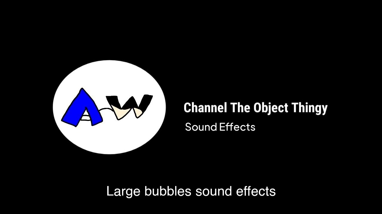 Large bubbles sound effects