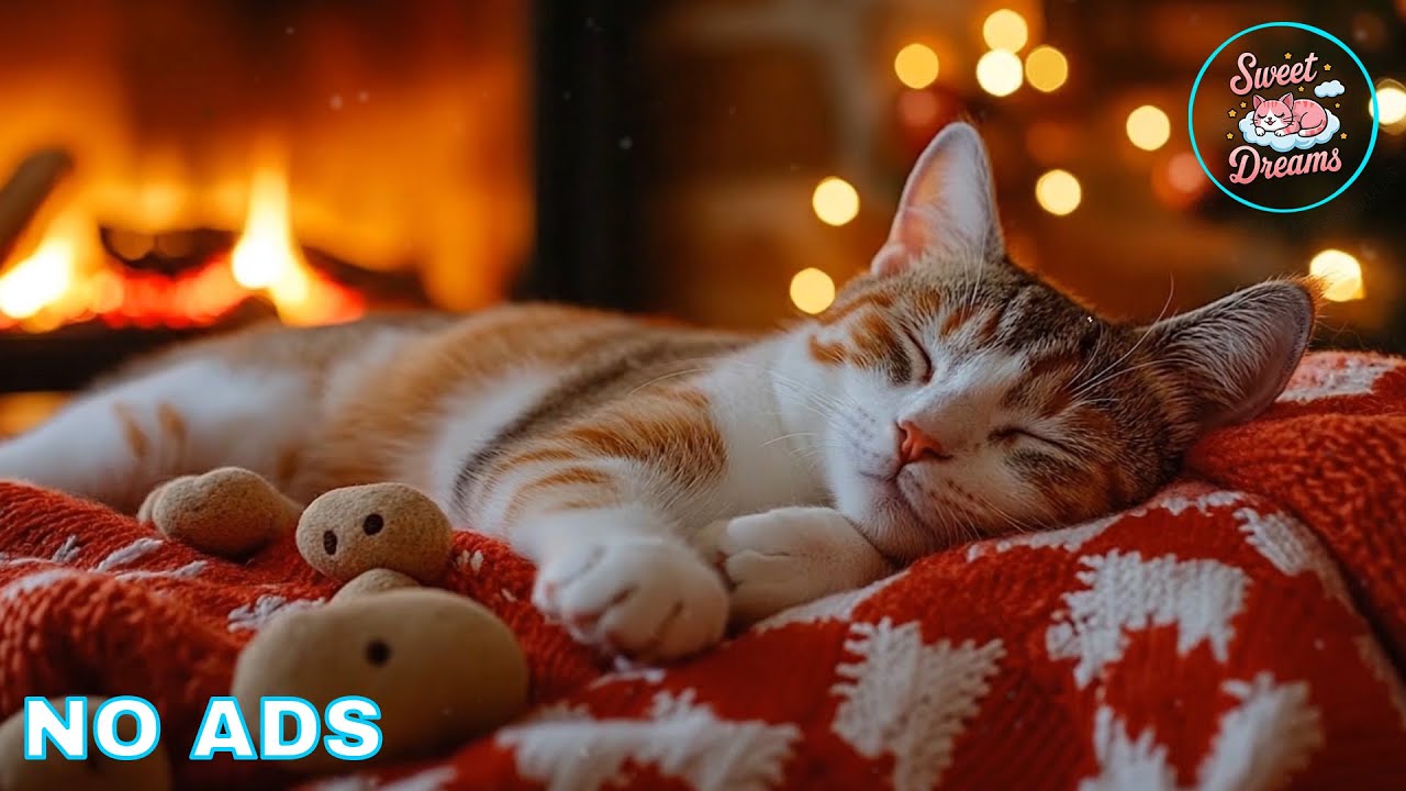 Cat Sleep Music 🌙 Relaxing Music For Cats - Gentle Piano Flow Helping Cat Relax