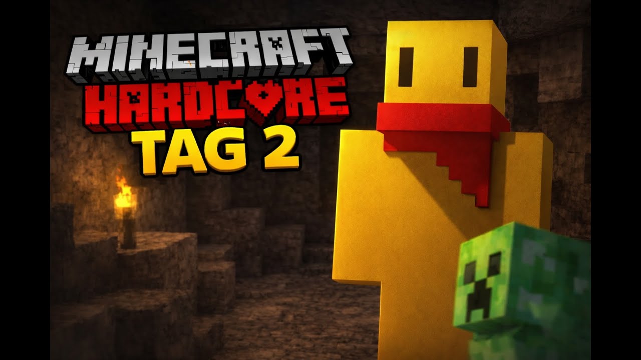 Meine Minecraft Hardcore welt Tag 2