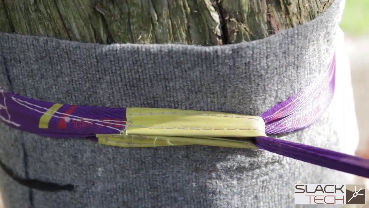 How to Set Up a Slackline : 6 of 6 - Protecting the Trees