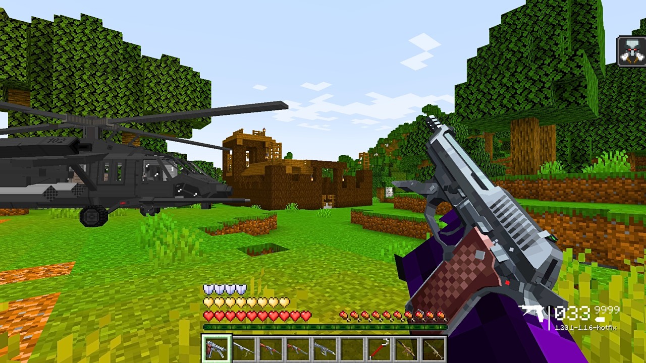 I Destroyed the SECRET Pillager Base… And At The End I Used THIS Weapon…