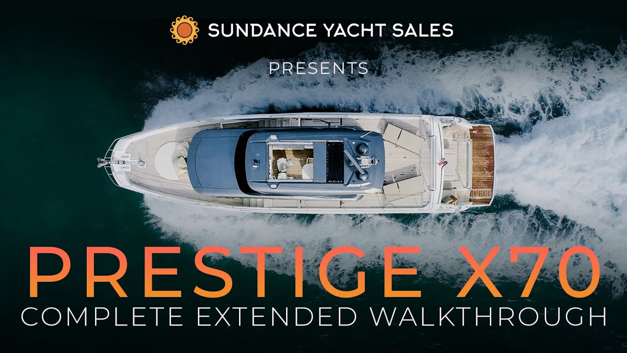 NEW Prestige X70 | Complete Walkthrough | Sundance Yachts Virtual Boat Show Series