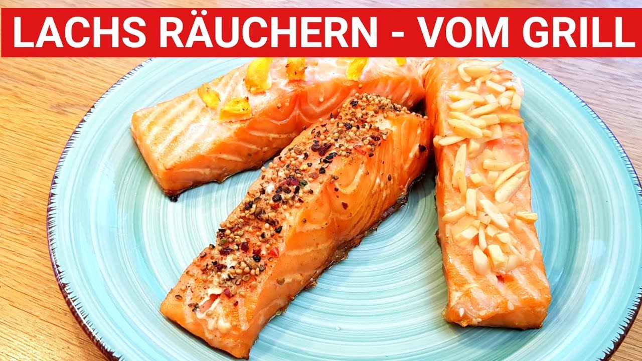 🔥 GRILLBLITZ: Lachs räuchern ganz einfach, Stremellachs selbst gemacht - Gasgrill, Räucheranleitung