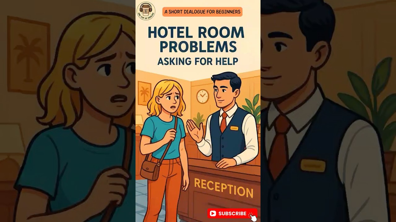 Hotel English Conversation ❄️ Problem in the Room | Easy Dialog for Beginners  #englishforbeginners