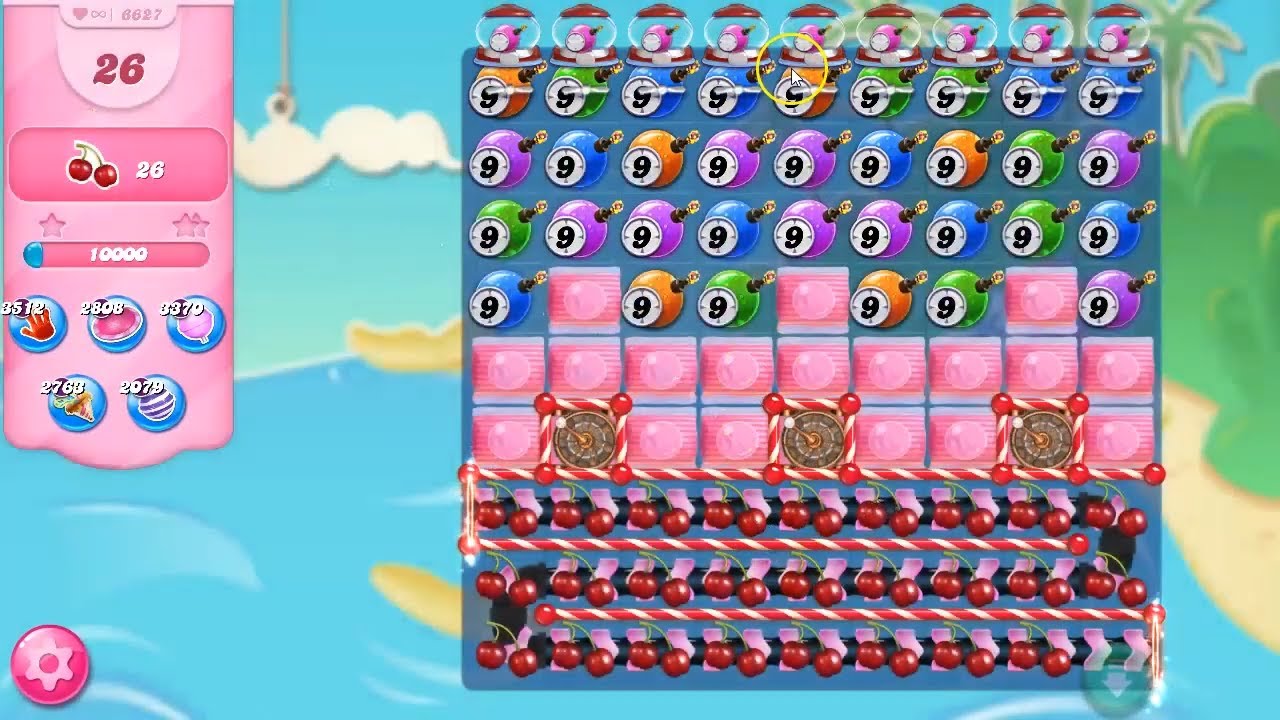 Candy Crush Saga LEVEL 6627 NO BOOSTERS