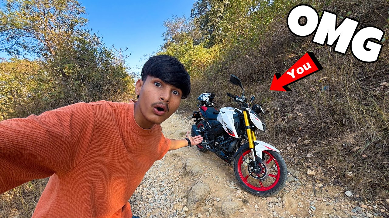 OMG 😱 Bike Ko Pahadon Ke Upar Le Gaya! Dangerous Off-Roading Experience 🏔️🔥