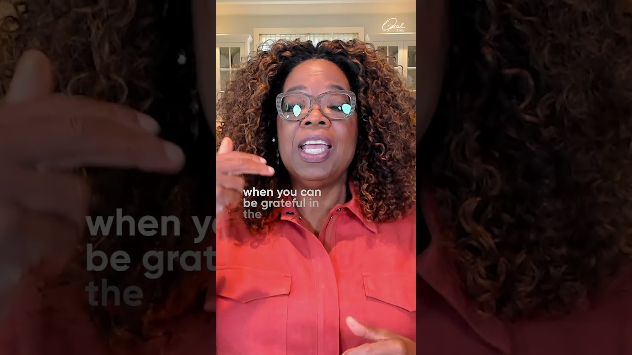 Опра о лучшем времени для проявления благодарности #oprah