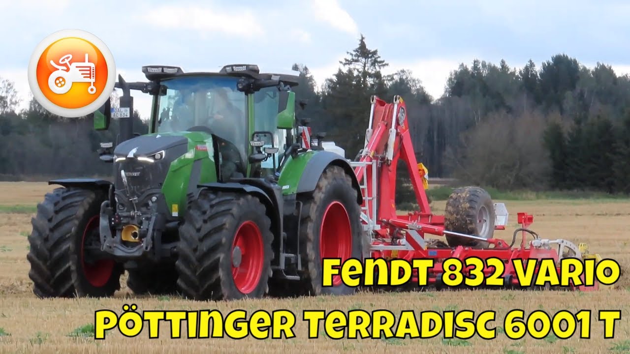 Demonstrații Fendt 2025 | Fendt 832 Vario & P&ouml;ttinger Terradisc 6001 T