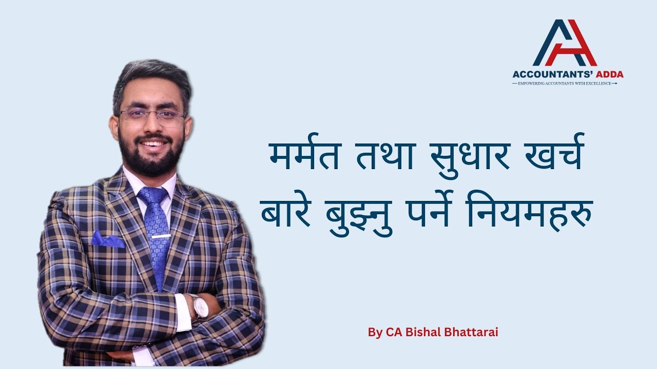 Repair Expenses as per Income Tax