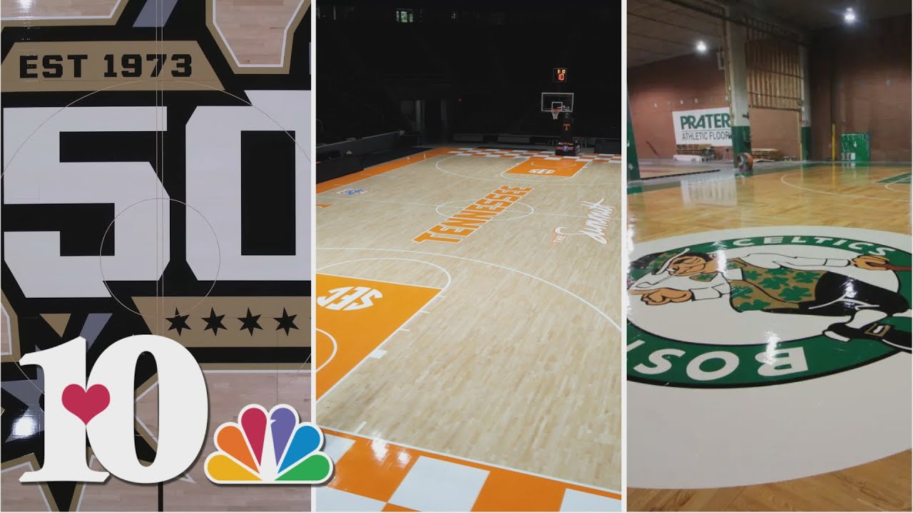 The company creating courts for your favorite basketball teams