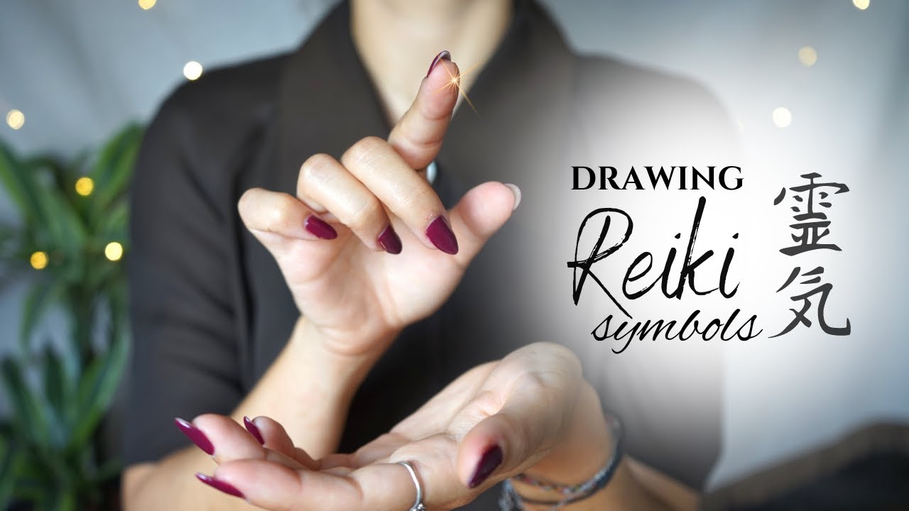Reiki ASMR ~ Tracing Reiki Symbols | Hand Movements, Face Touching, Smudging (Whispering)
