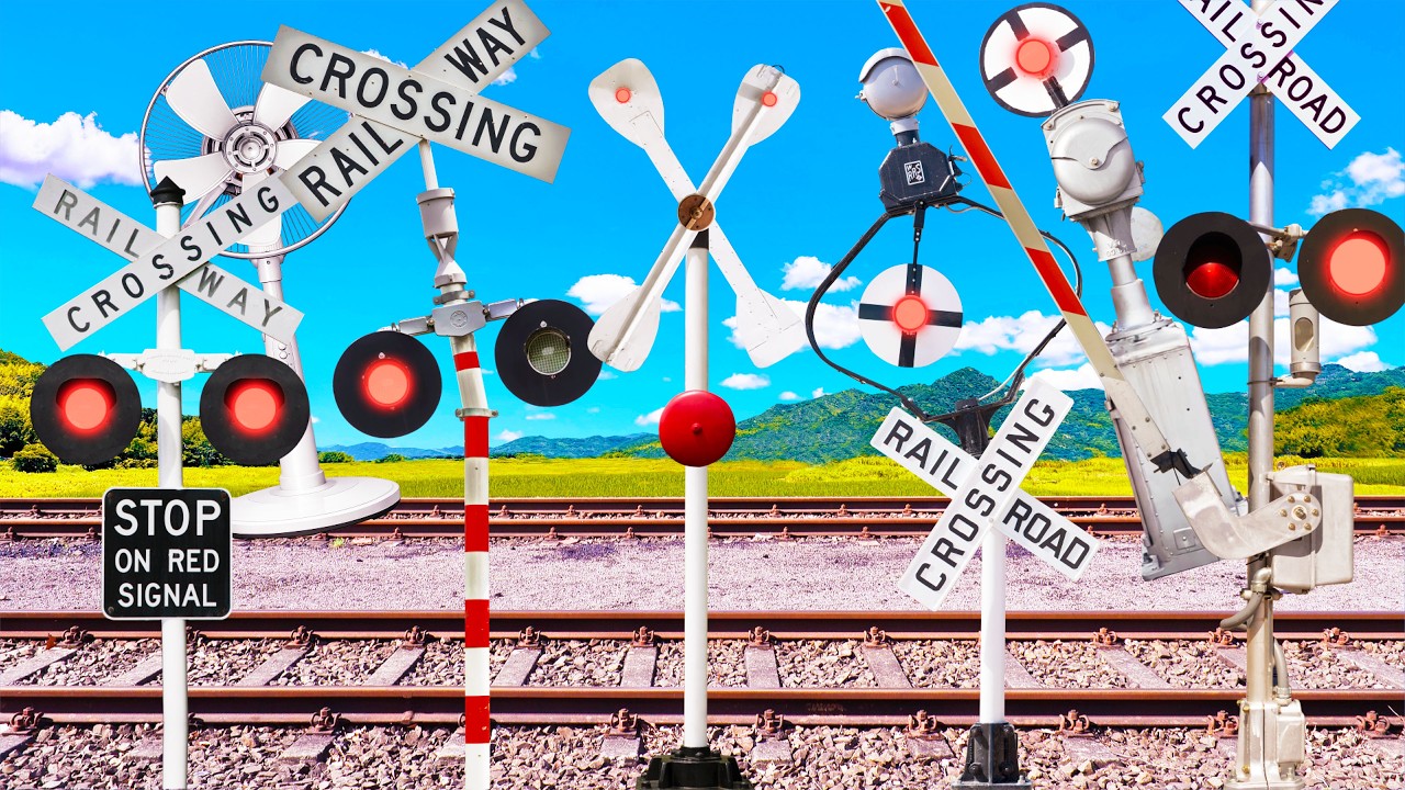The Railroad Crossing Easily Swayed by the Wind