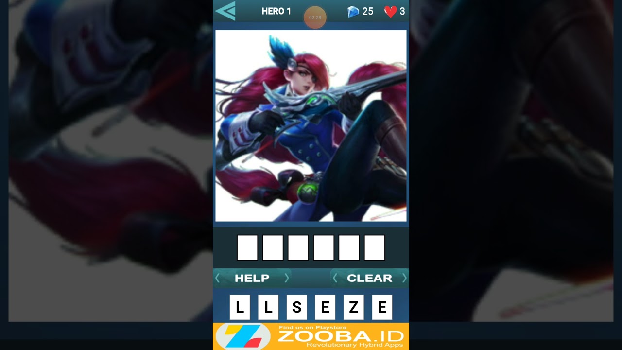 Selamat Miya Kadita Ml Quiz 1.0 Gatotkaca Miya Rafaela Kadita Fanny Vexana