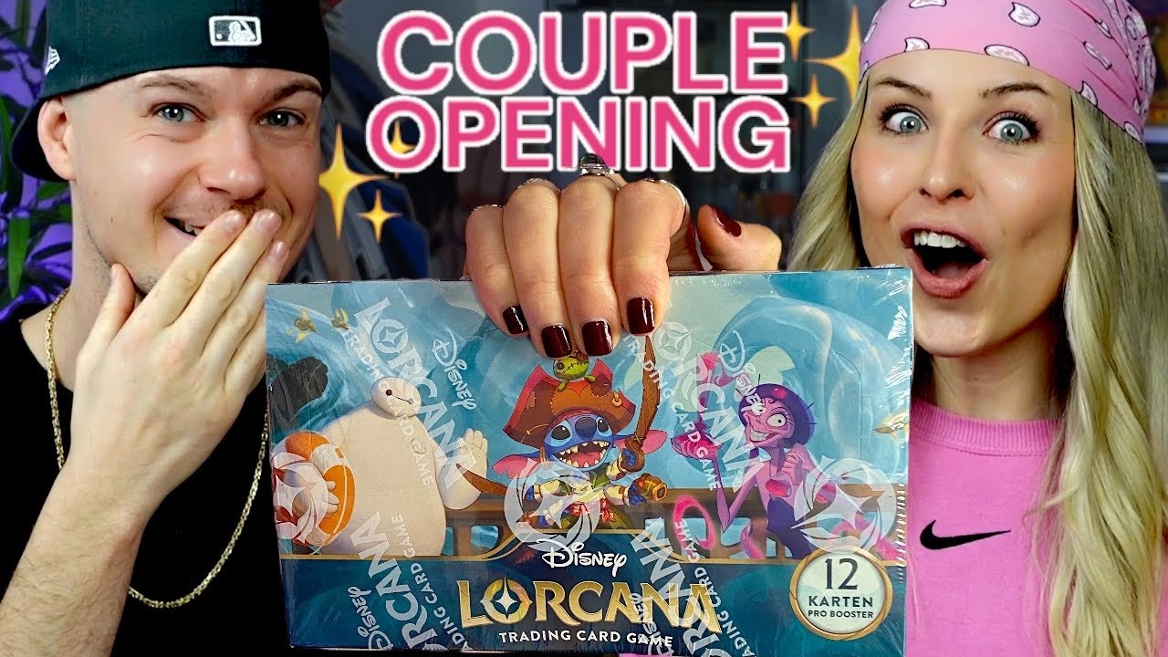 Disney Lorcana Azurblaues Meer Display OPENING🤯 (mit Freundin)