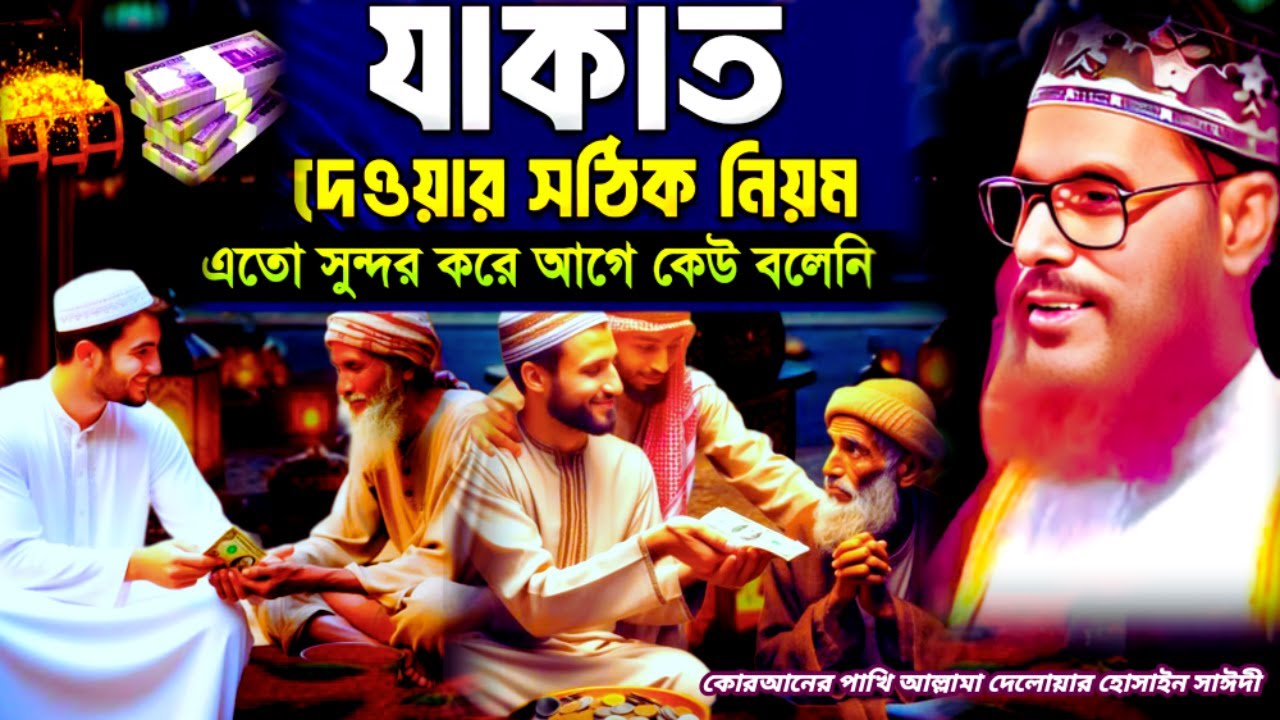 যাকাত দেওয়ার সঠিক নিয়ম | allama delwar hussain saidi waz | দেলোয়ার হোসেন সাঈদীর ওয়াজ | Saidi Waz