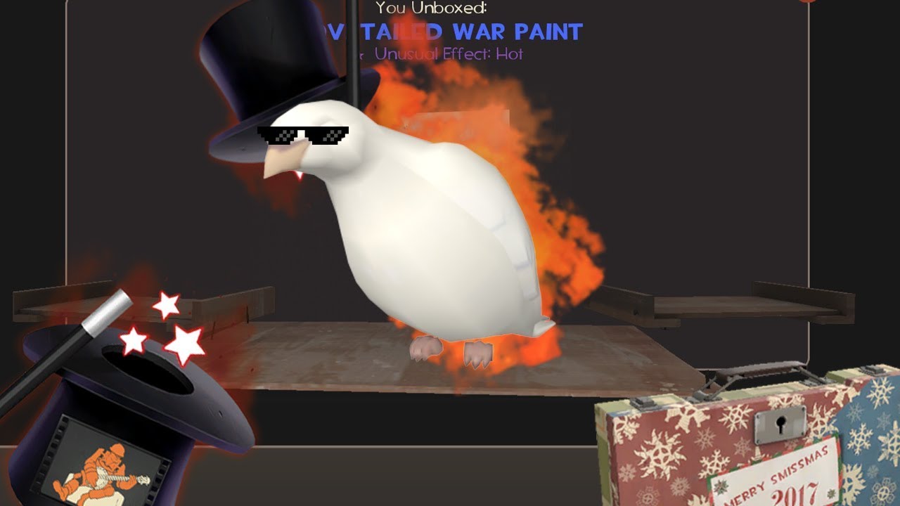 TF2- Unusual War Paint Unbox + Insane Unusualifier drop rate