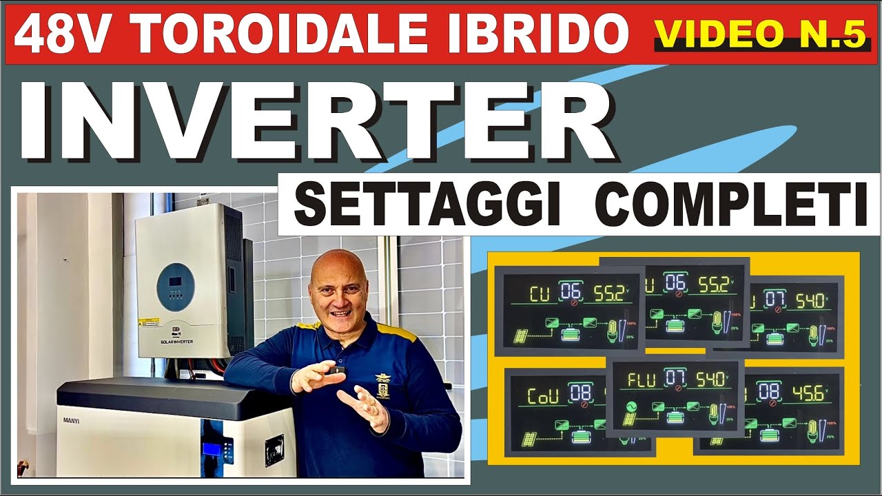 SETTAGGIO INVERTER #fotovoltaico #faidate #perte