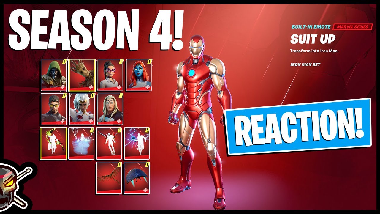 A MARVEL THEMED BATTLE PASS in FORTNITE + MY REACTION! BOUGHT ALL TIERS! (Fortnite Battle Royale)