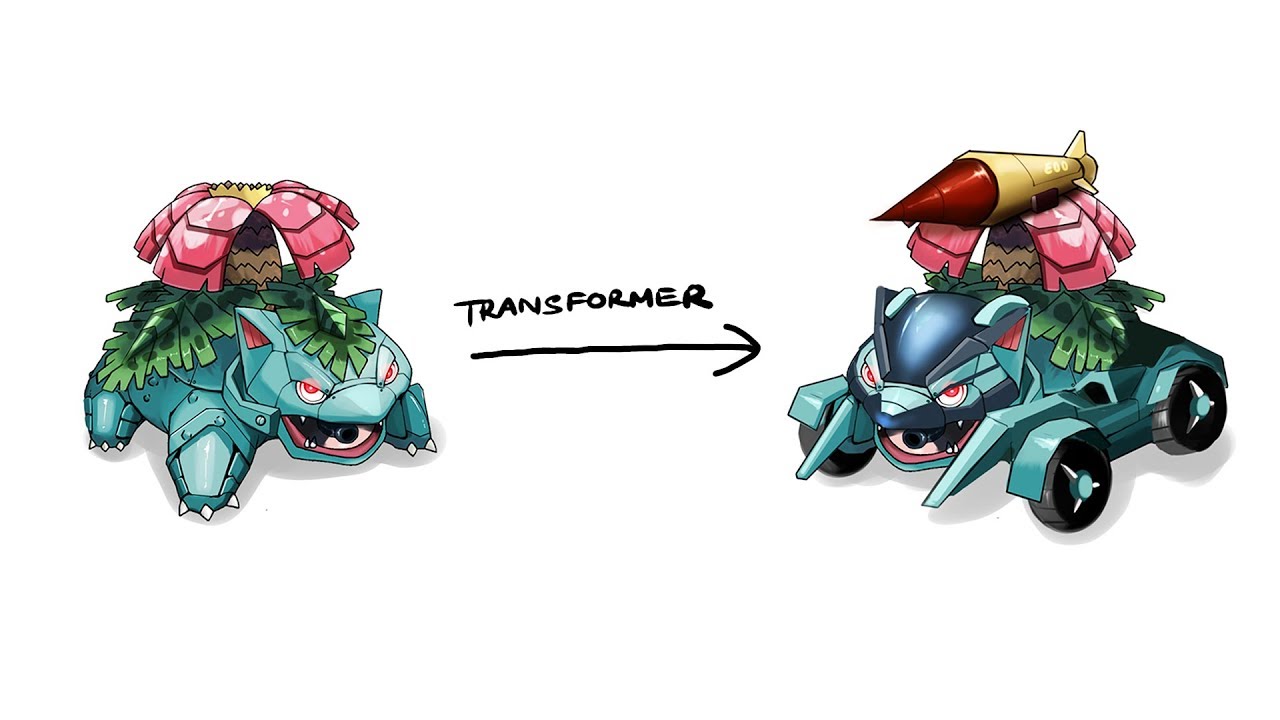 Venusaur - Pokemon Characters As Transformer #5.