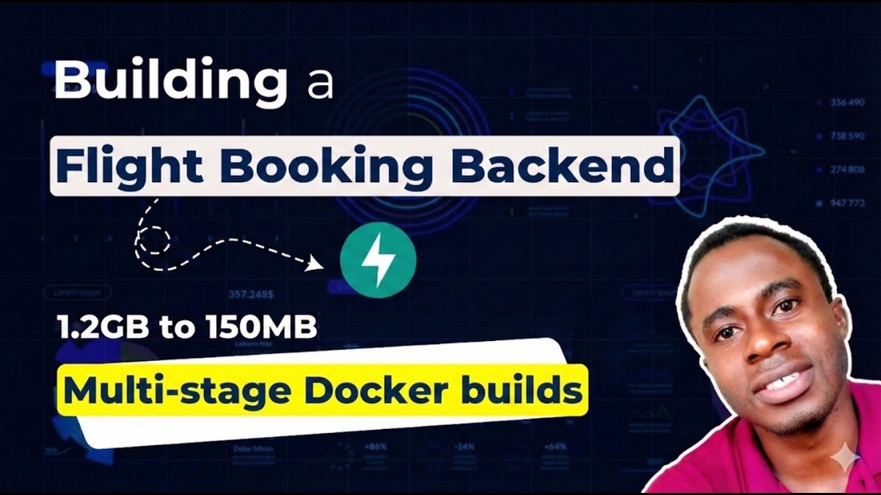 Stop Building Huge Docker Images | Multi-Stage Builds | Flight Booking Engine | Day 82