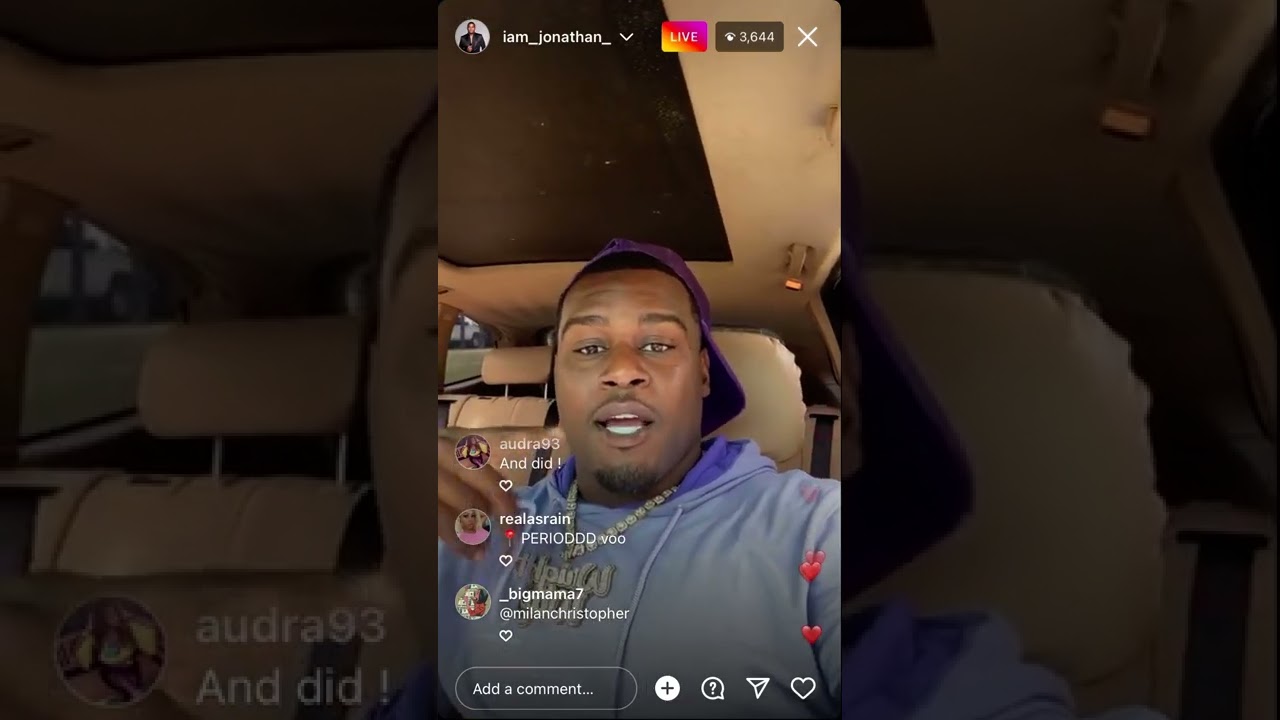 Jonathan tells what happened in the closet with Rio and Milan (live 5/23/2022)