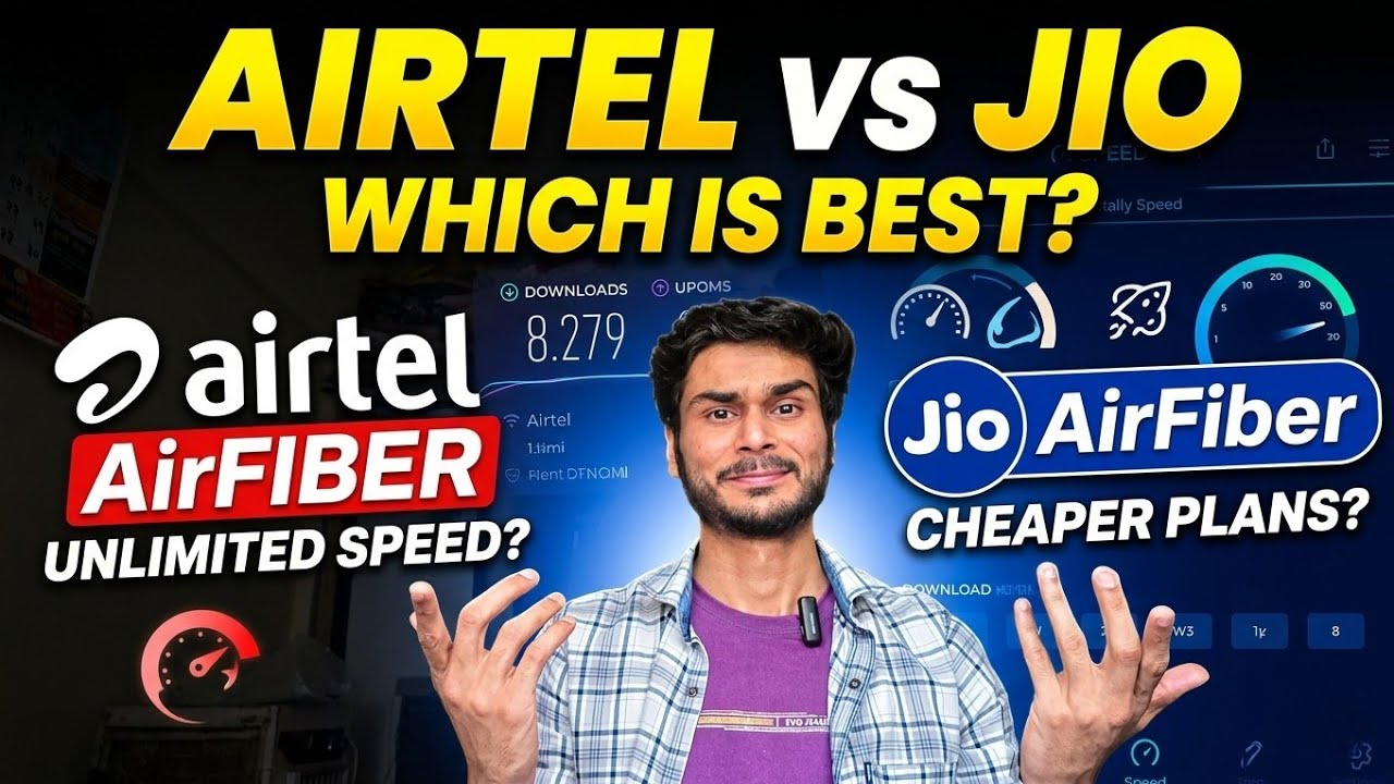 Airtel AirFiber vs Jio AirFiber &ndash; Which is Better in 2026?