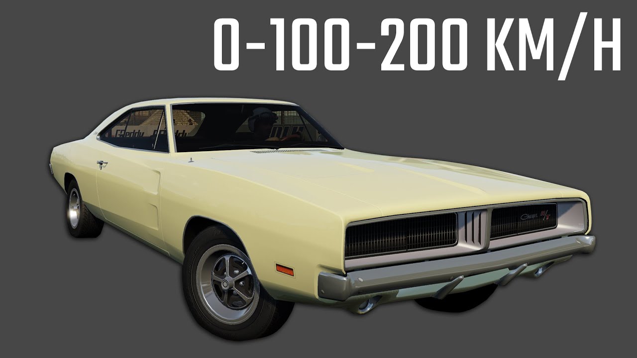 Dodge Charger (1969) - Acceleration in 20 Games