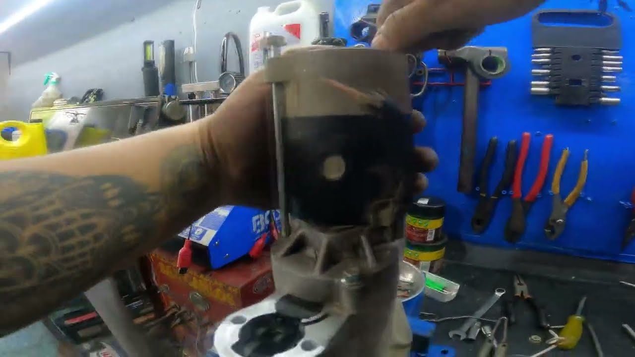Cómo DESARMAR y REPARAR la MARCHA// de una NP 300 DIESEL #grupoautomundovermex