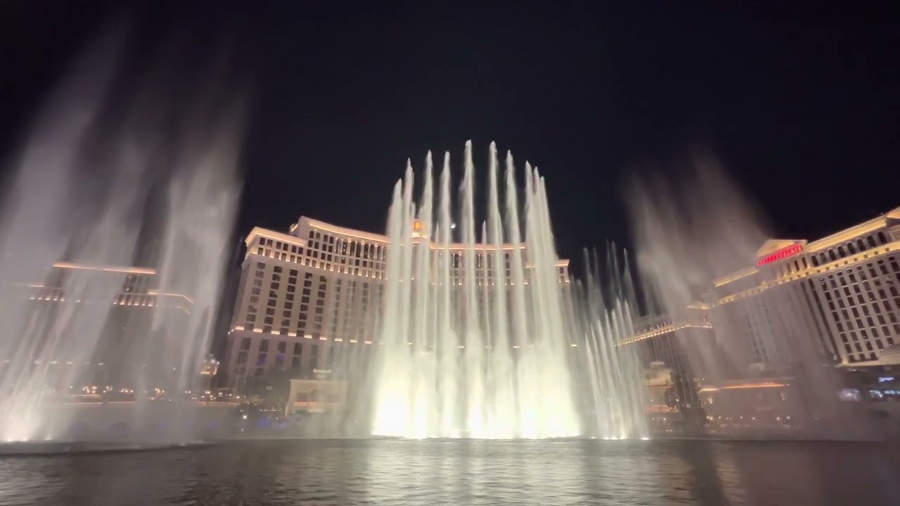 BTS Bellagio Fountain Show 220407