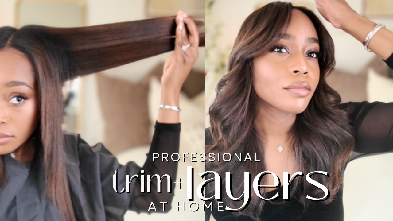 I’m a Professional Stylist — How to Trim & Layer Natural Hair After a Silk Press