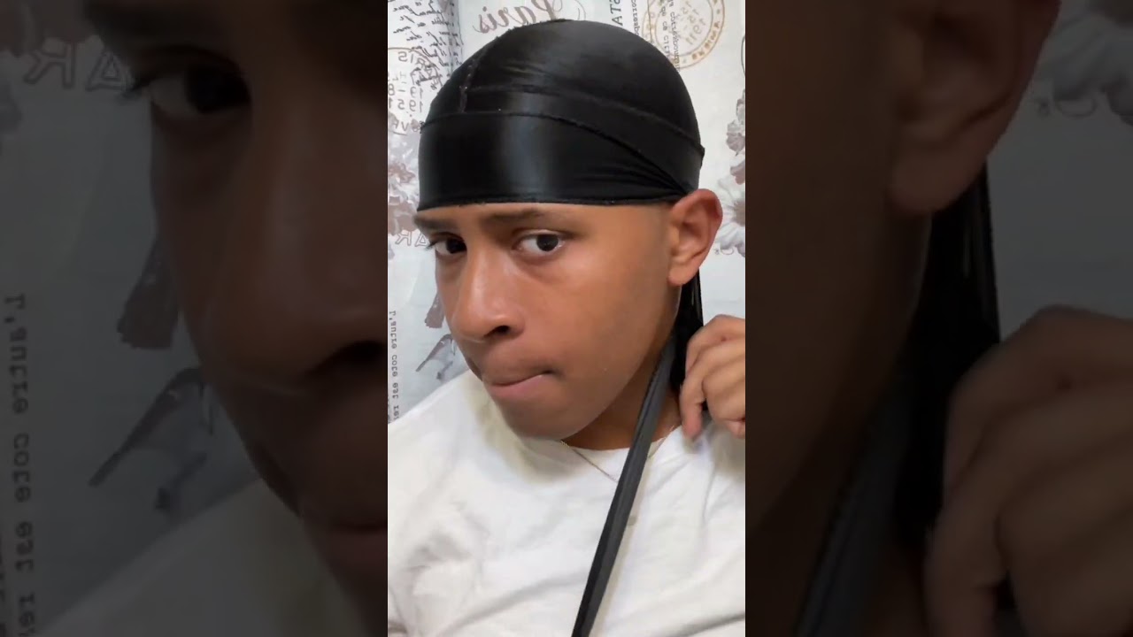 HOW TO TIE A DURAG ✅(FOR BEGINNERS) #waves #360waves #durag