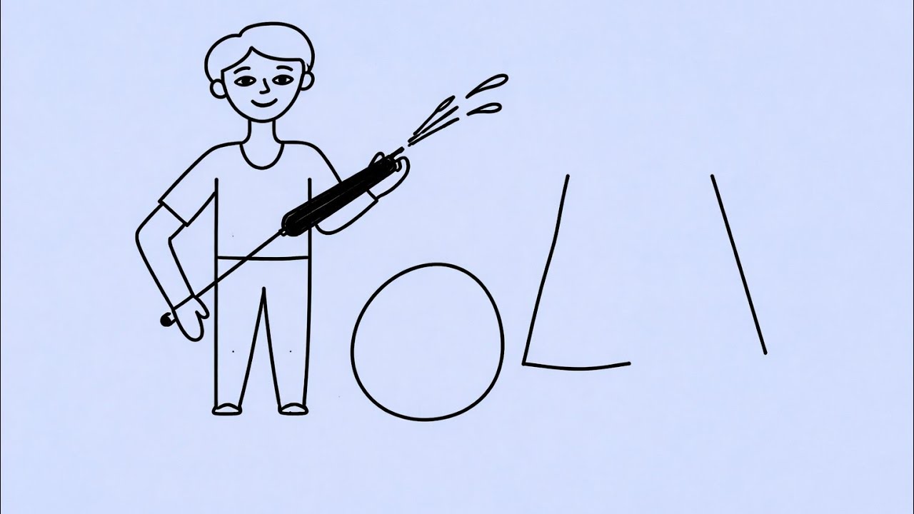 How to Draw Happy Holi Drawing Step by Step | Holi Festival Drawing