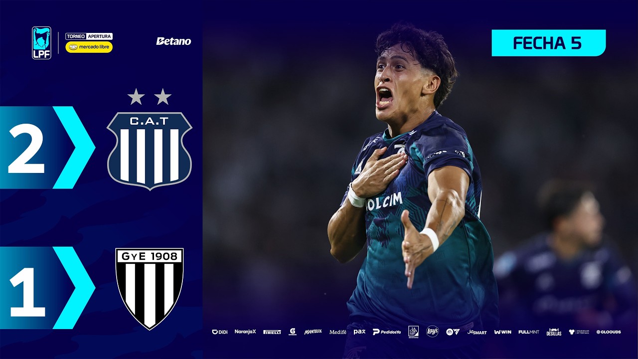 TALLERES 2 - 1 GIMNASIA DE MENDOZA | Resumen del partido | #TorneoMercadoLibre 2026 🏆