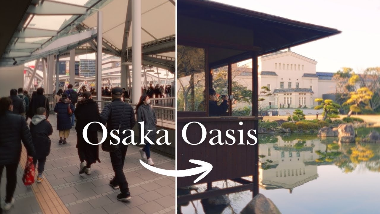 This Quiet Osaka Garden Feels Like Another World (Shot on Iphone 17 Pro)