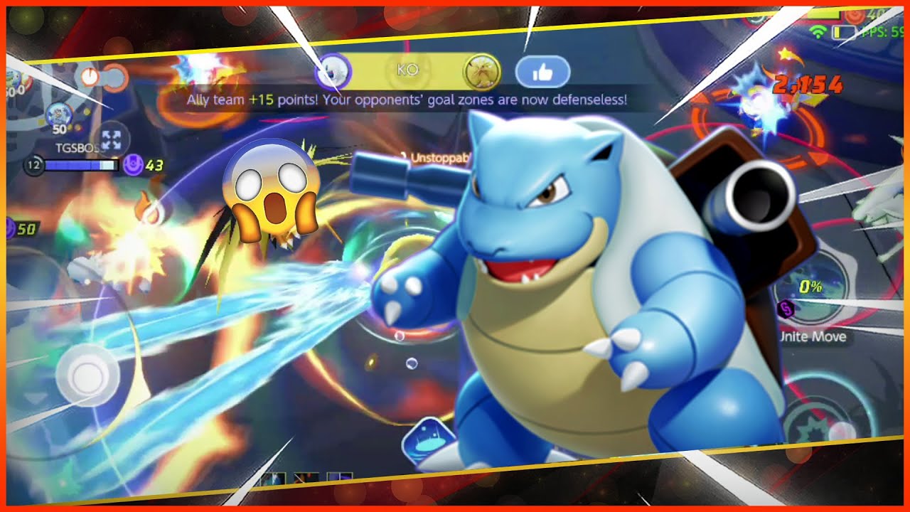 Why Blastoise Is So Dangerous? Rapid Spin Build 🔥 | Pokémon Unite Hindi Gameplay | ANDROID