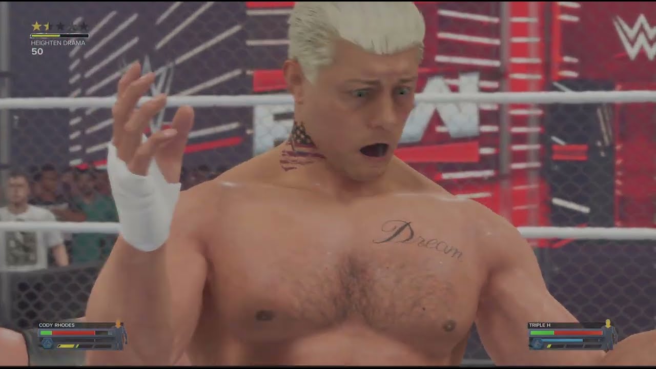WWE 2K24 | RAW | Cody Rhodes vs Triple H