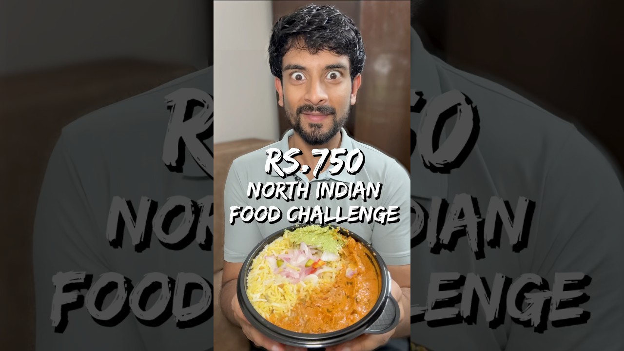 What I Ate in a Day with ₹750 &ndash; North Indian Edition!💰🤤