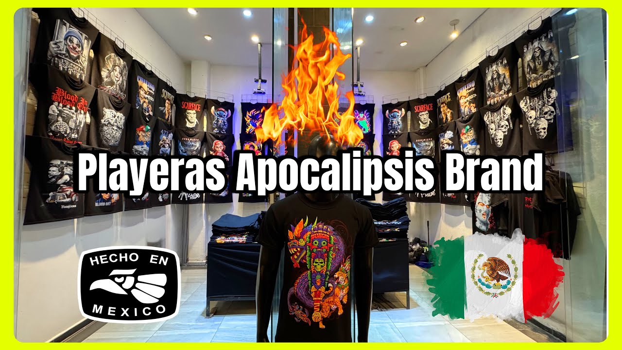 👕El verdadero arte mexicano en playeras de mayoreo 